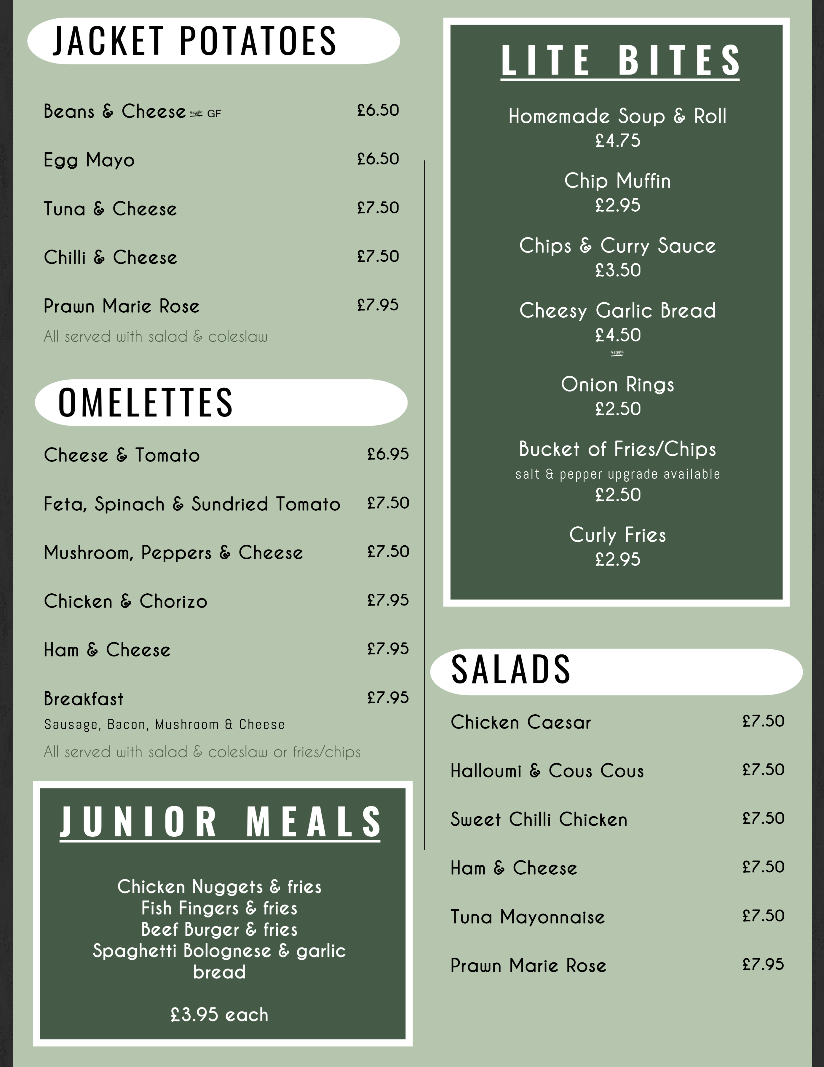 Bar Menu 3 (2025)