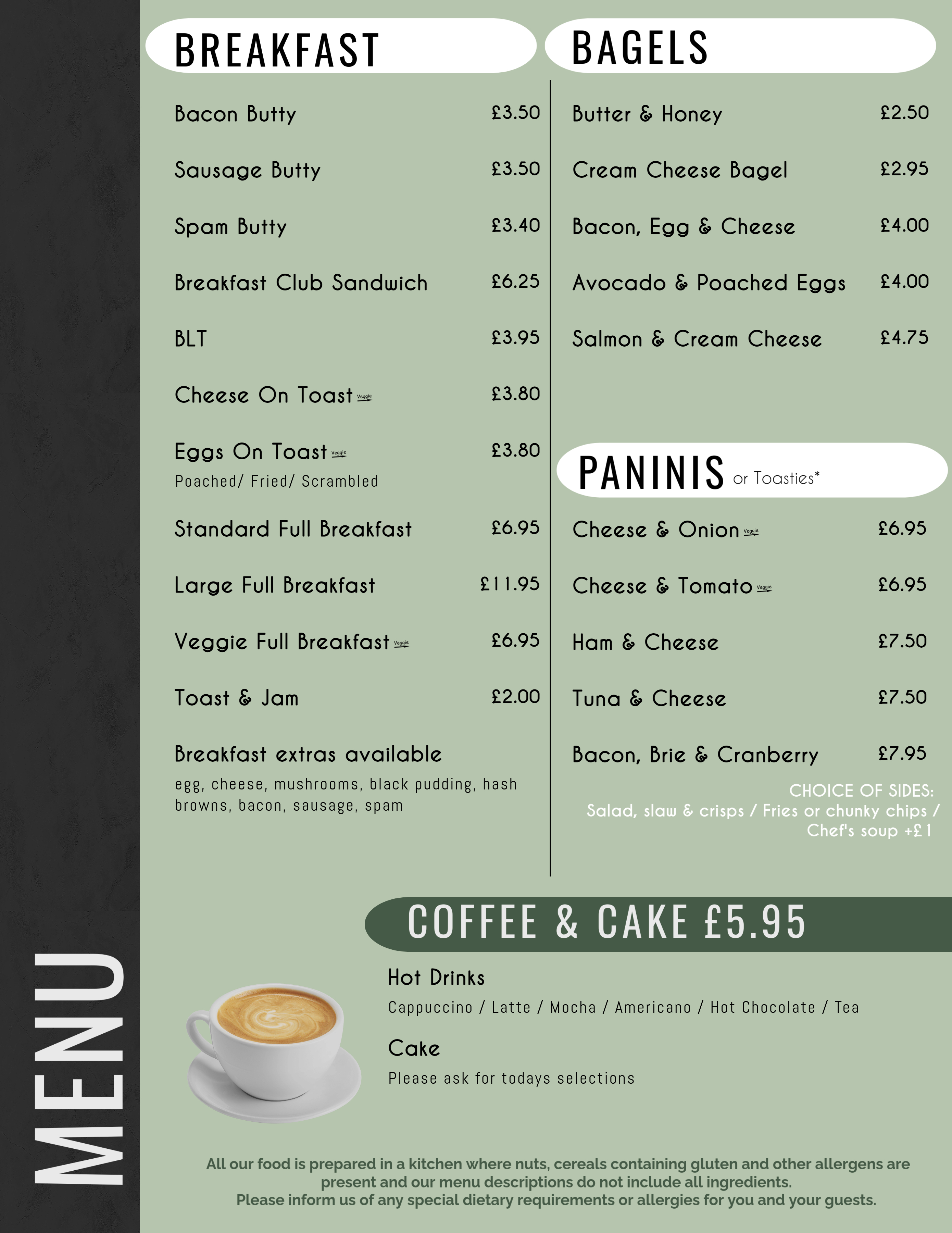 Bar Menu 1 (2025)