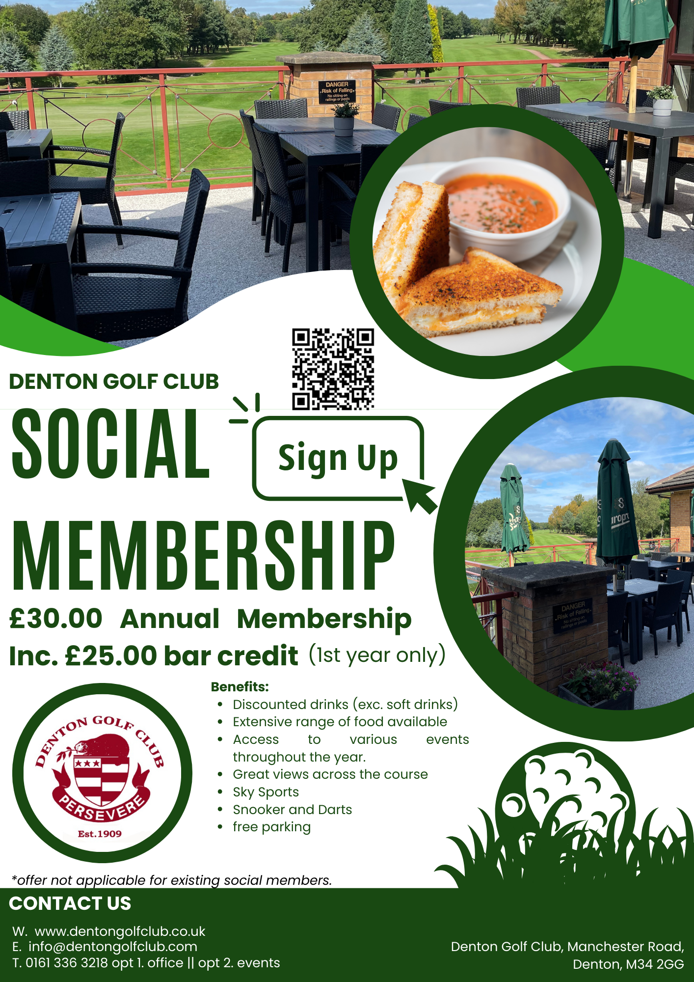 White And Green Modern Golf Lesson Flyer (51)