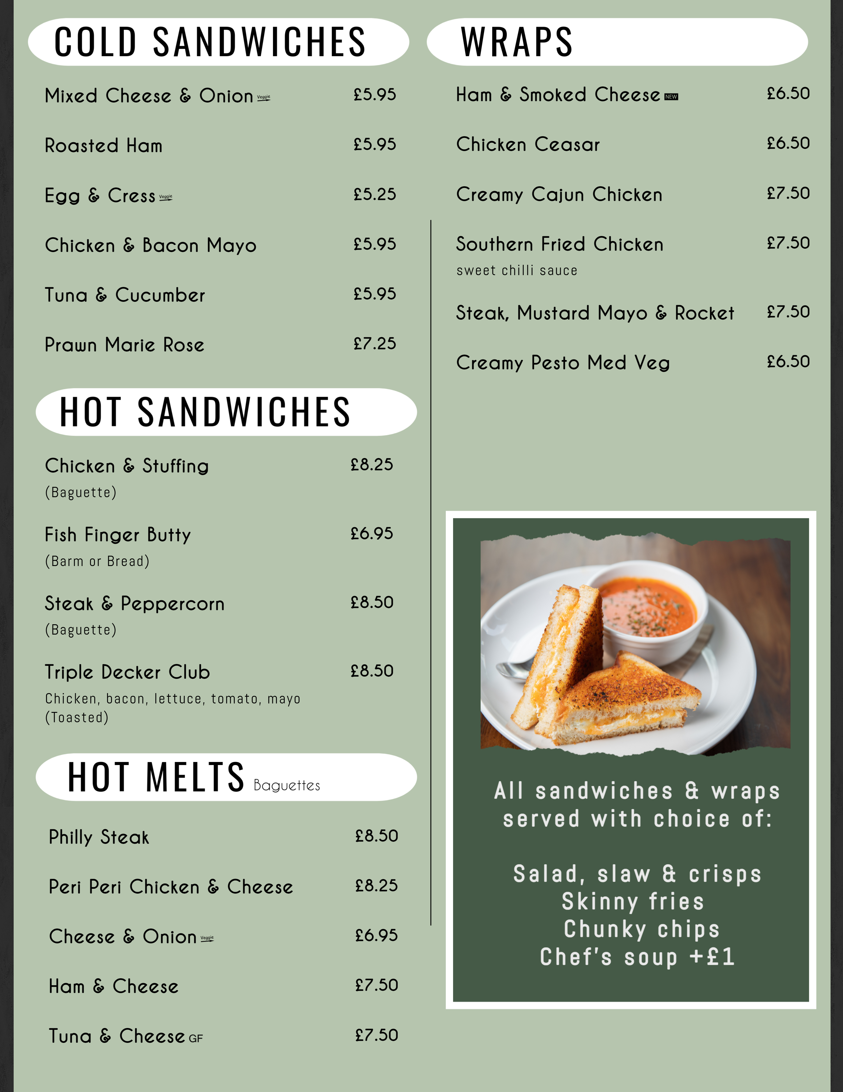 Bar Menu 2 (2025)